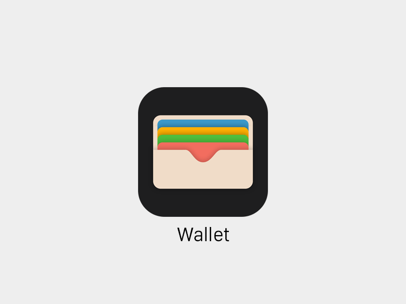 Wallet Icon in Sketch
