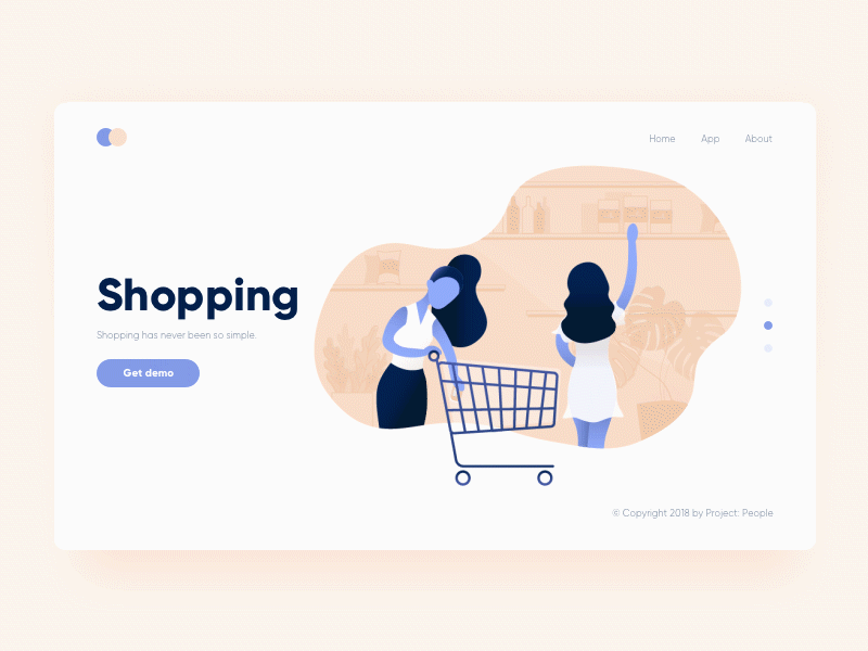 Homepage Header with Illustration