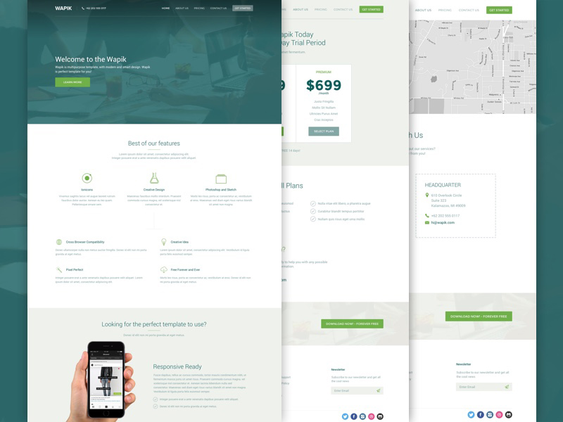 Wapik Website Template