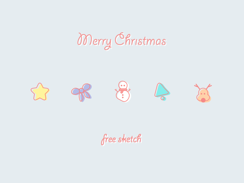 Christmas Icons Set