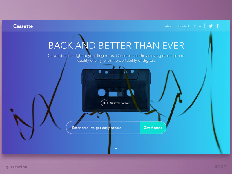 Landing Page Concept
