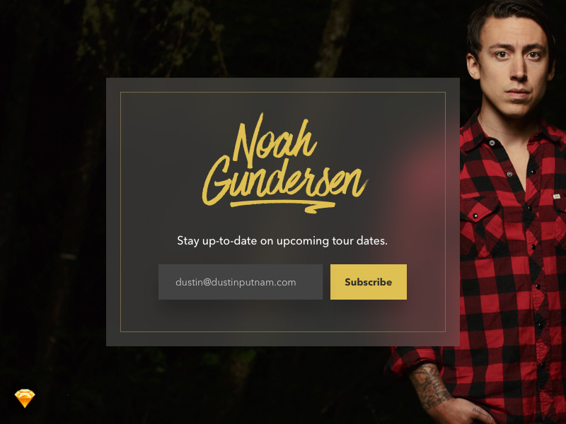 Newsletter Subscription Card