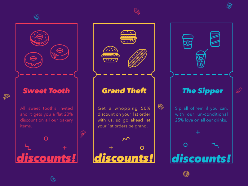 Discounts Table
