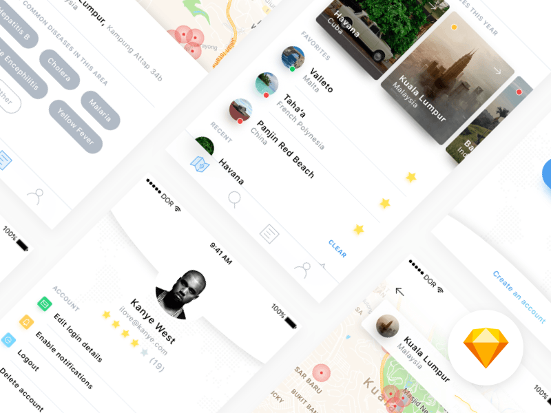 Disease Finder App UI Kit