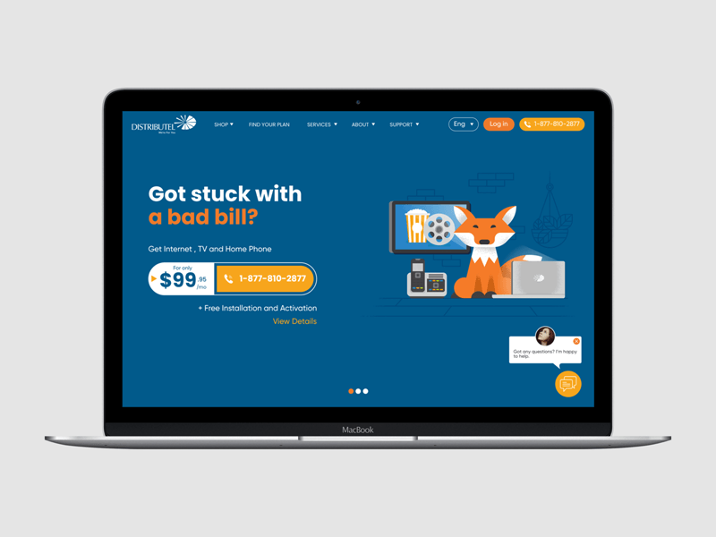 Telecommunications Provider Website Redesign