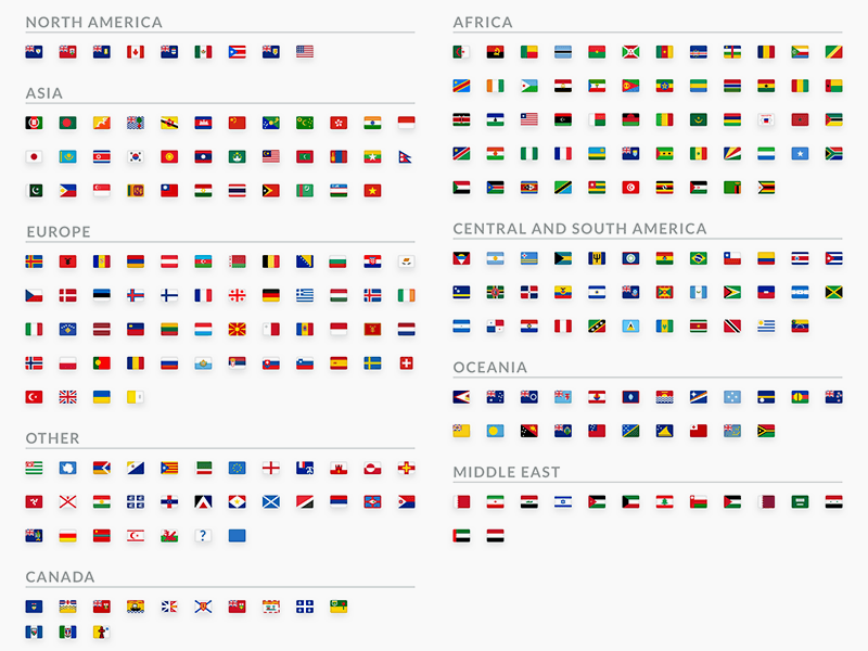 Flags Set for Sketch
