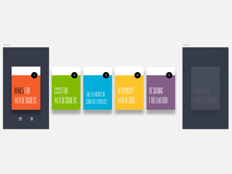 Books Interaction (Sketch + Principle)
