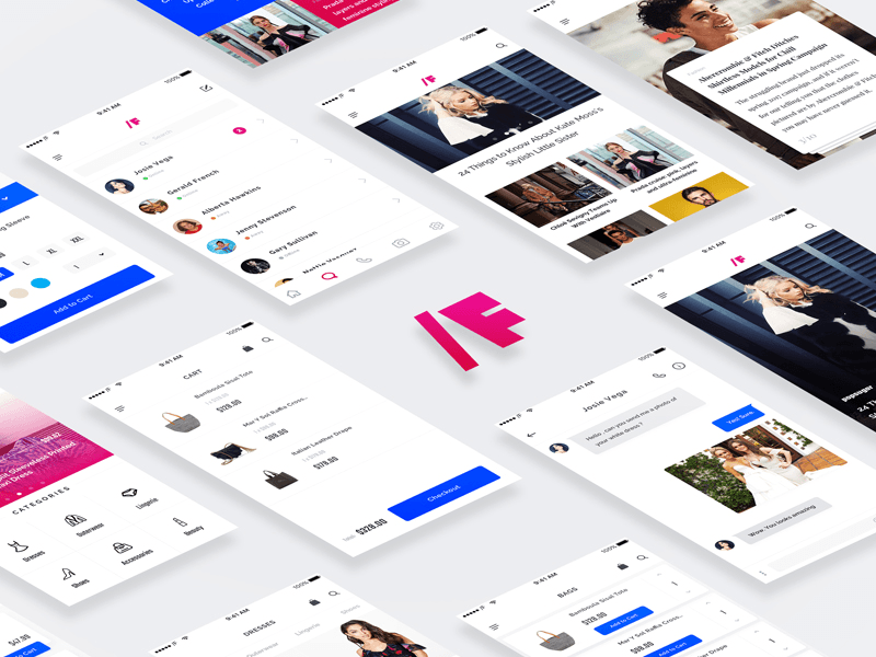 Fashion App UI Kit Sample