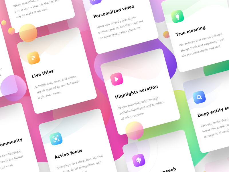 Feature Cards Set Freebie - Download Sketch Resource - Sketch Repo