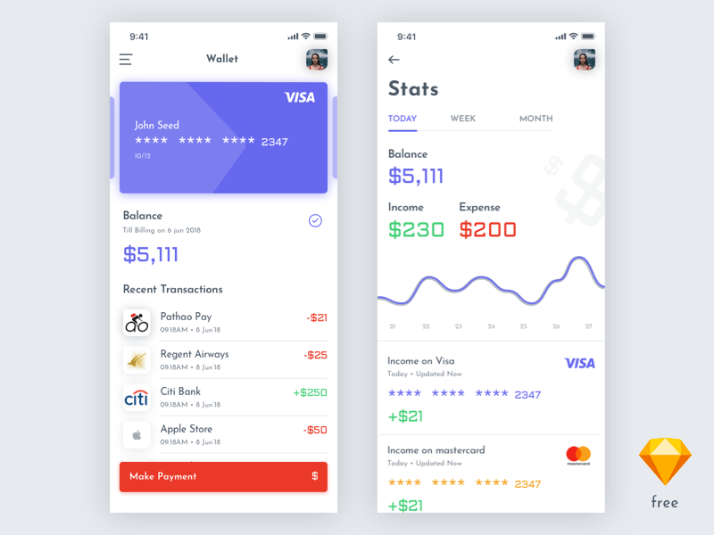 Finance App Concept