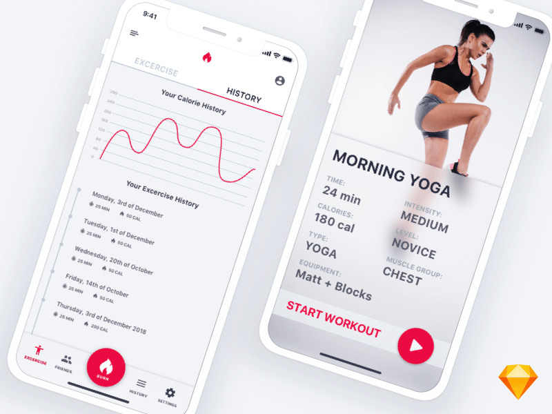 Fitness App Concept