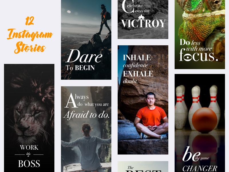 12 Instagram Stories Templates