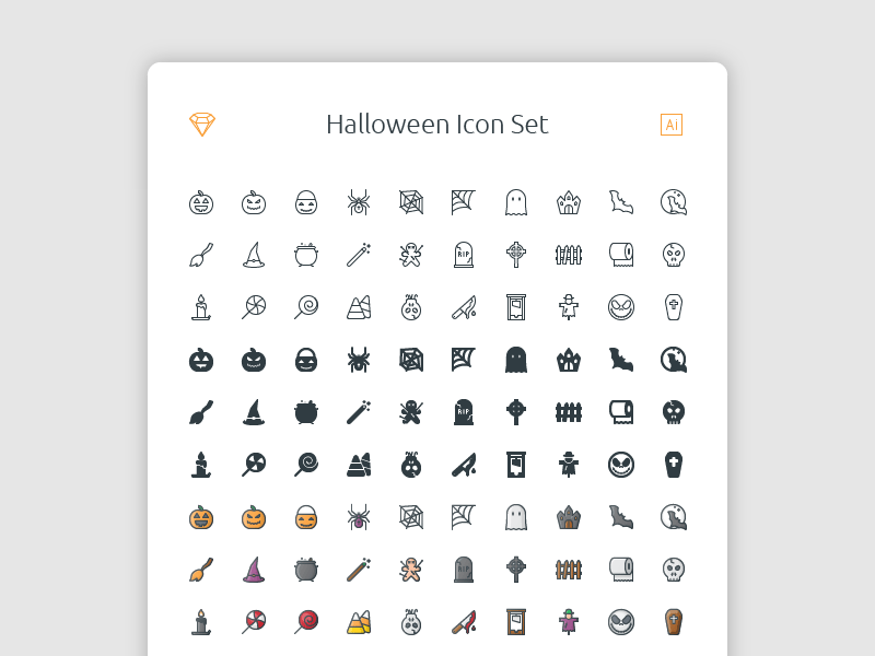 Halloween Icon Set