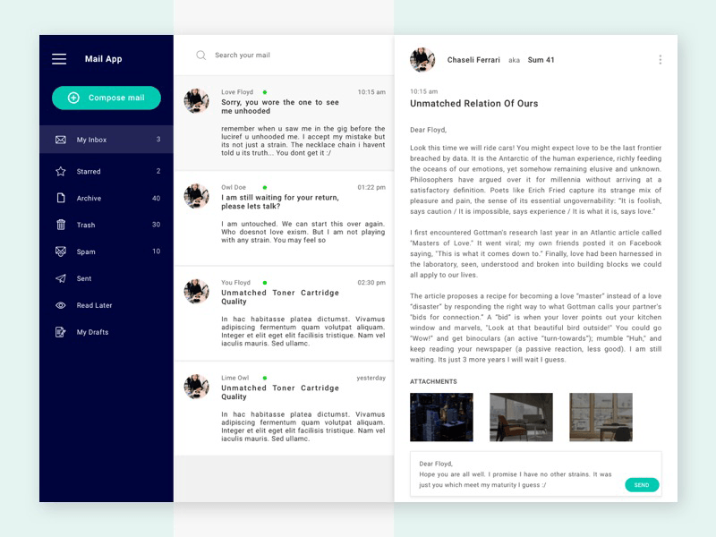 Mail App Concept