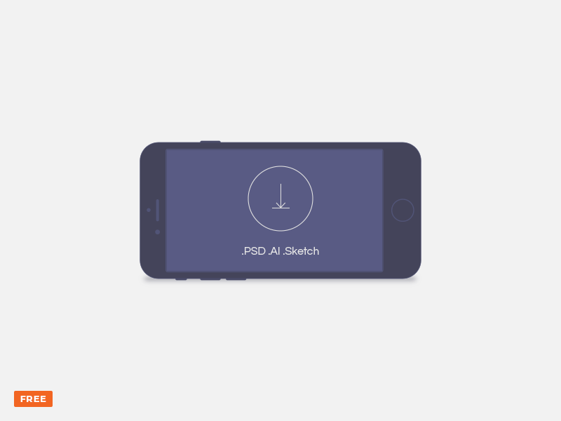 Minimal Dark Landscape Mobile Device Mockup