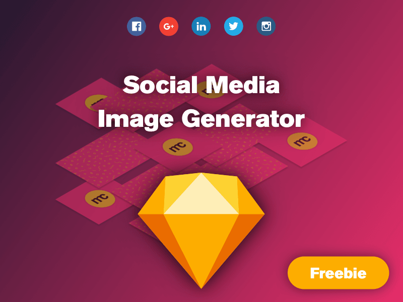 Social Images Generator for Sketch