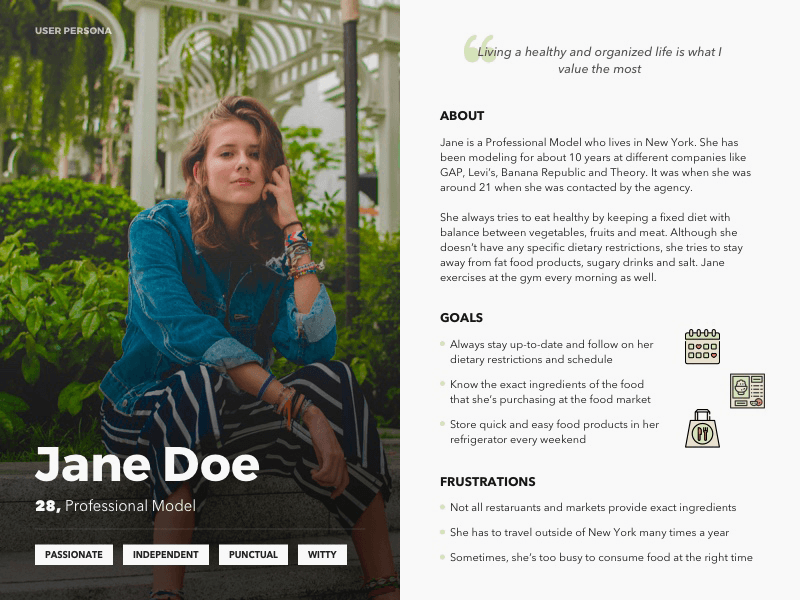 Professional Model Minimalist Template