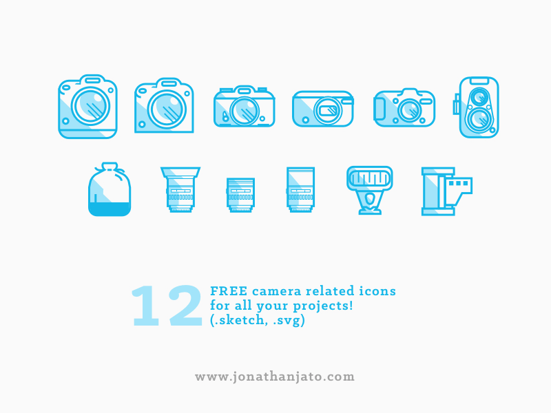 Camera Icons Set