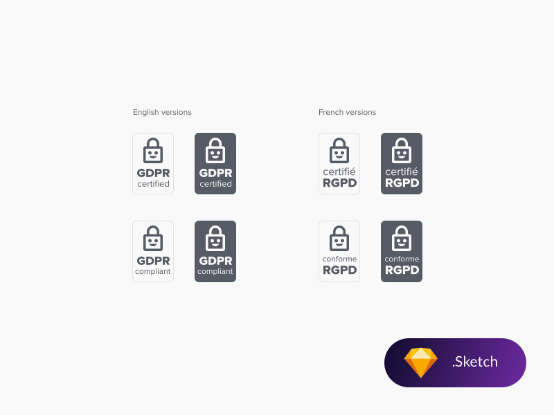 GDPR Vector Labels