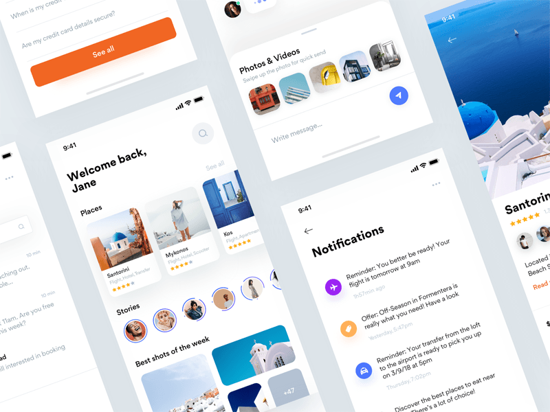 Greece App Concept