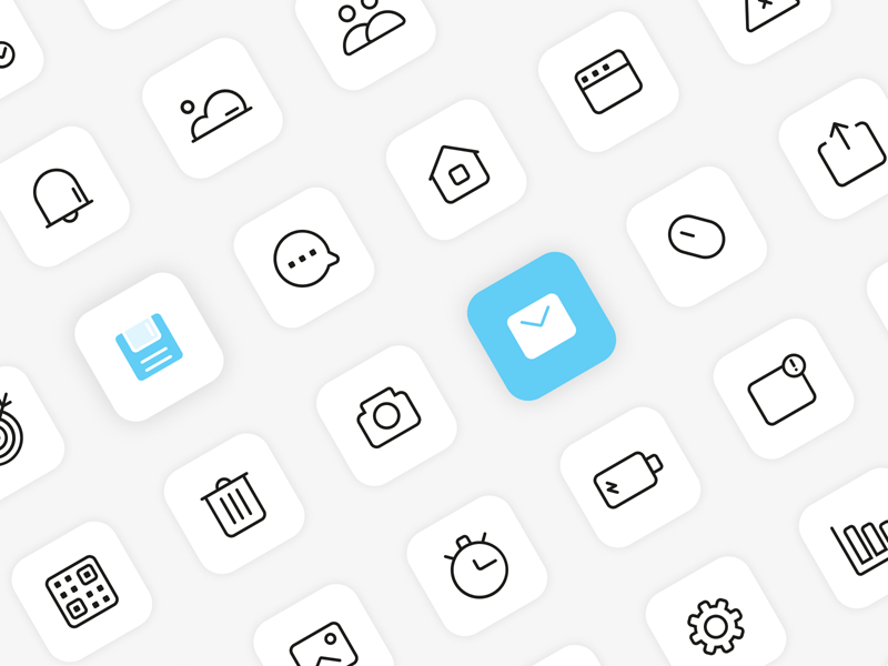 150 Basic Interface Icons
