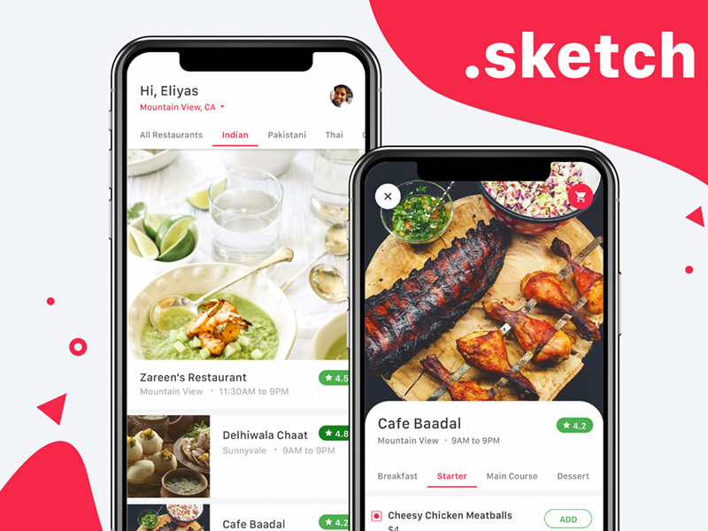 Food Delivery App Concept