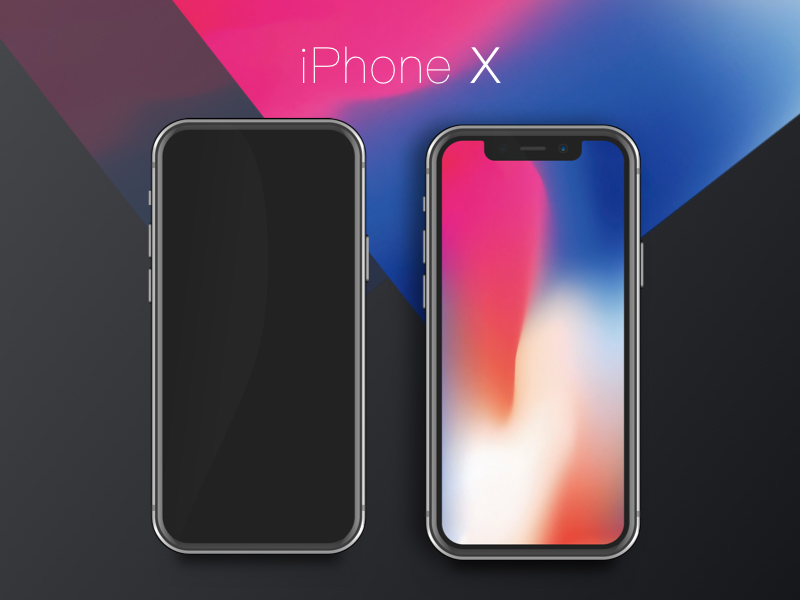 iPhone X Mockup for Sketch