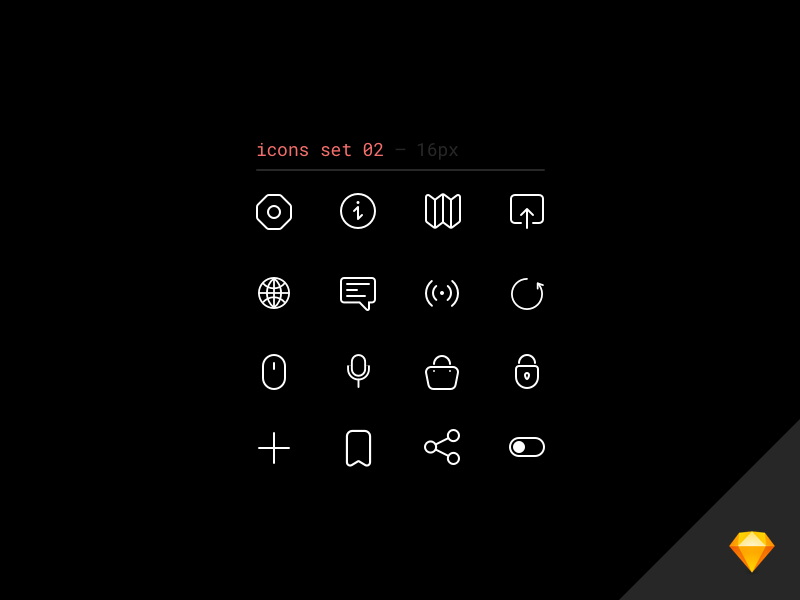 Line Icons Set – Part 2