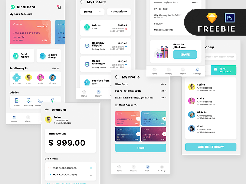 Liquid Pay – Payment App Concept