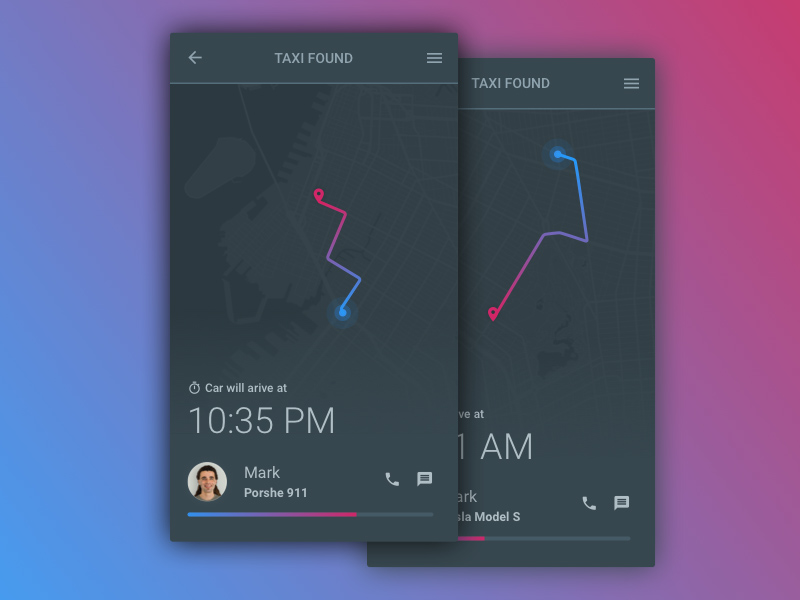 Location Tracker Screens
