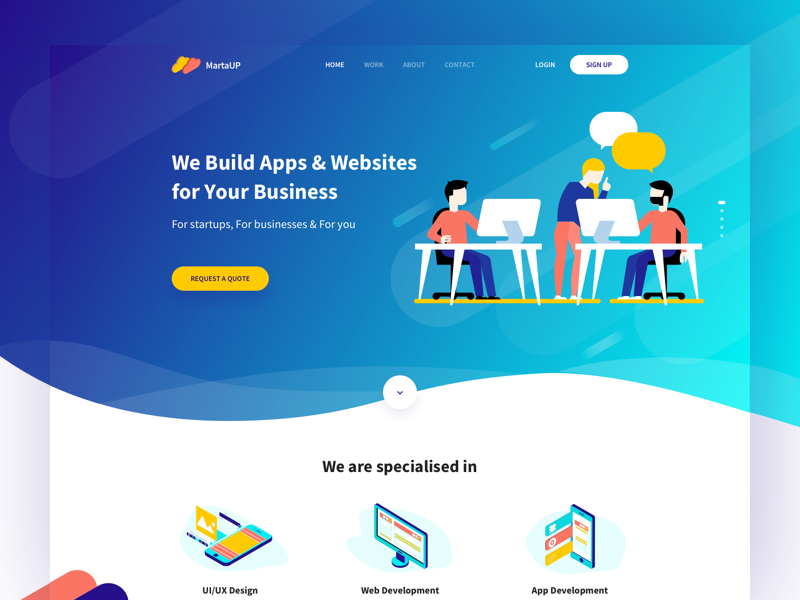 Creative Agency Website Concept