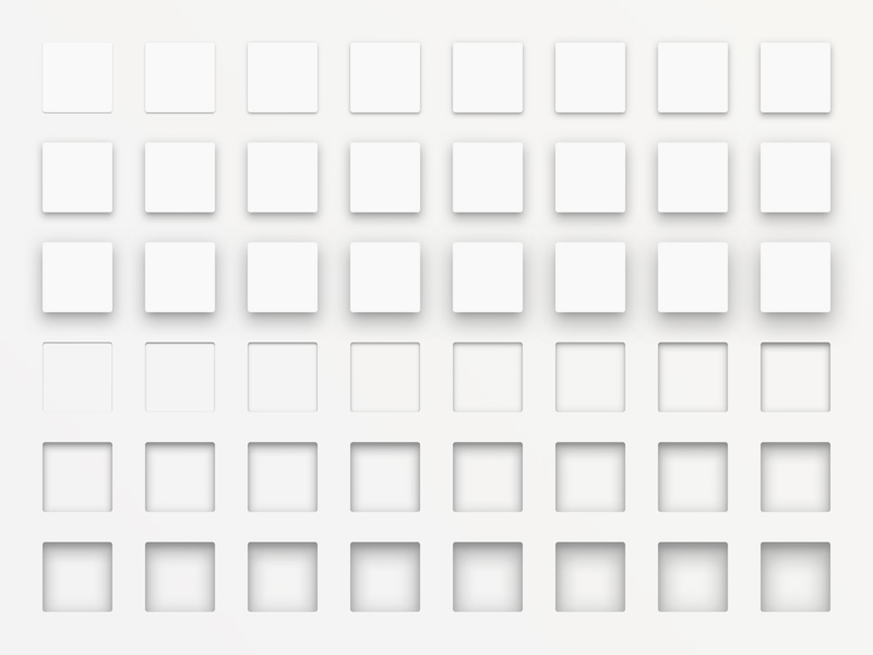 Material Design Shadows Sketch Library