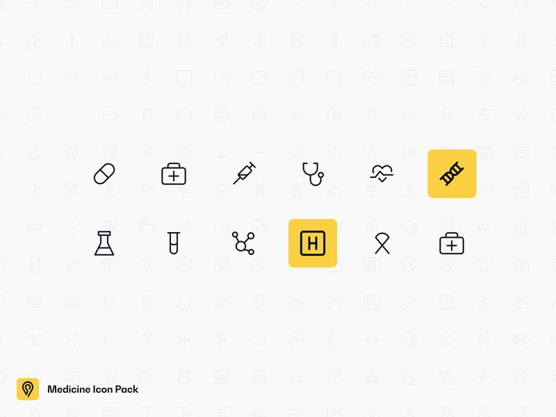 Medicine Icons Pack