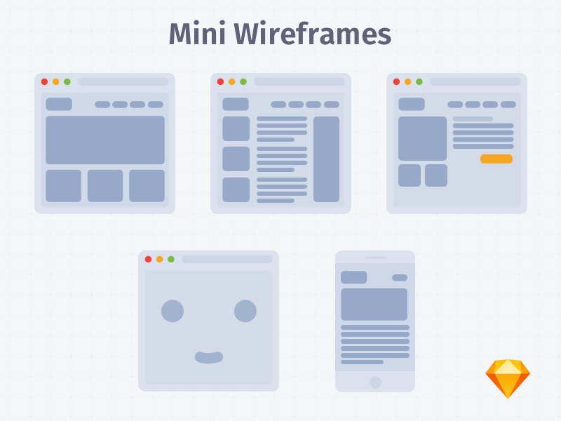 Mini Light Wireframes