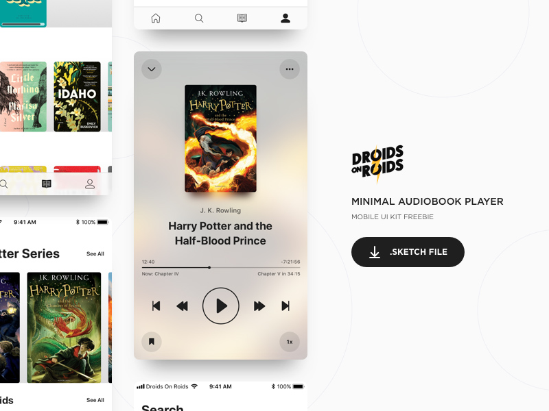 Minimal Audiobook Player