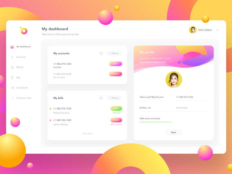 Mobile Service Dashboard – Otis
