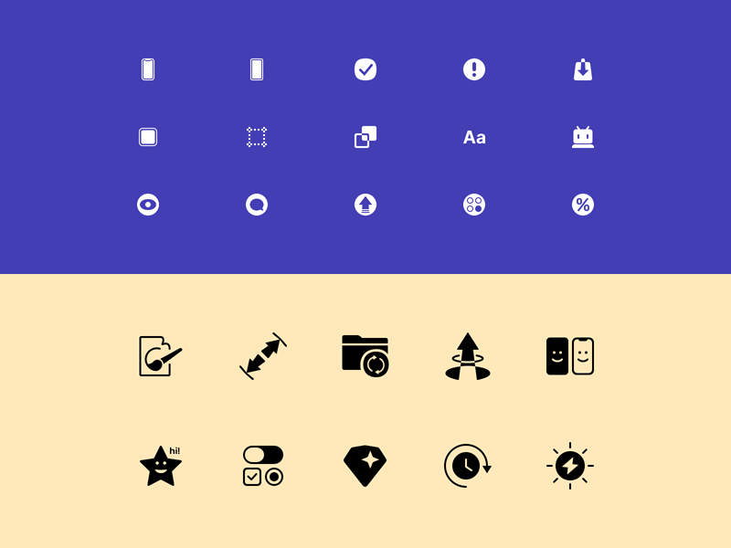 Plaster Icons Set