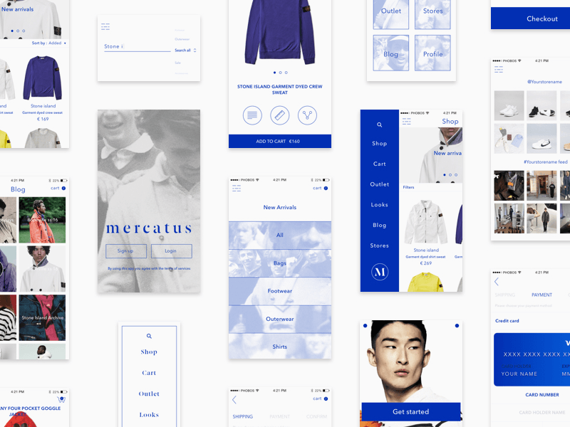 Mercatus – mCommerce UI Kit