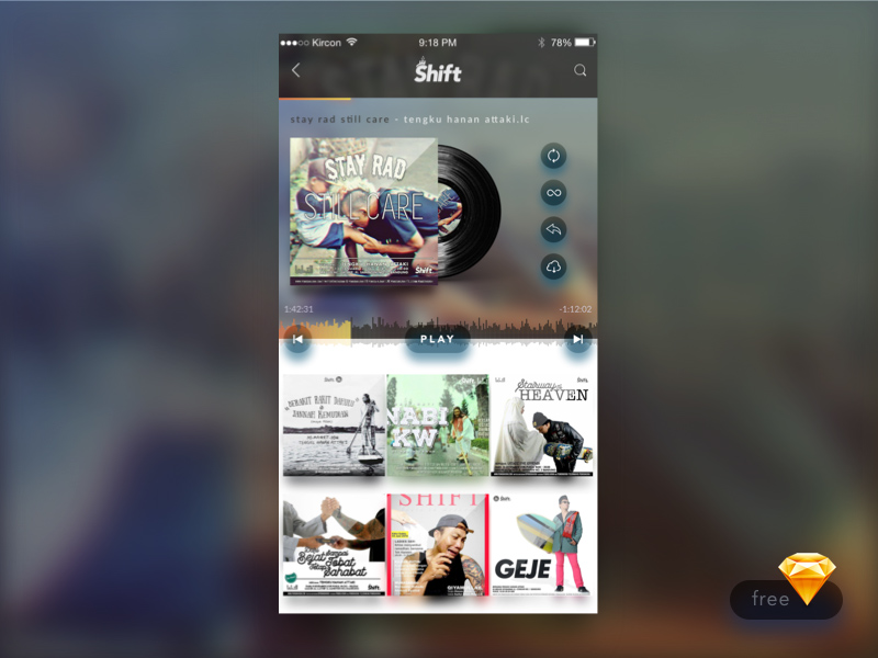 Audio Playlist Screen