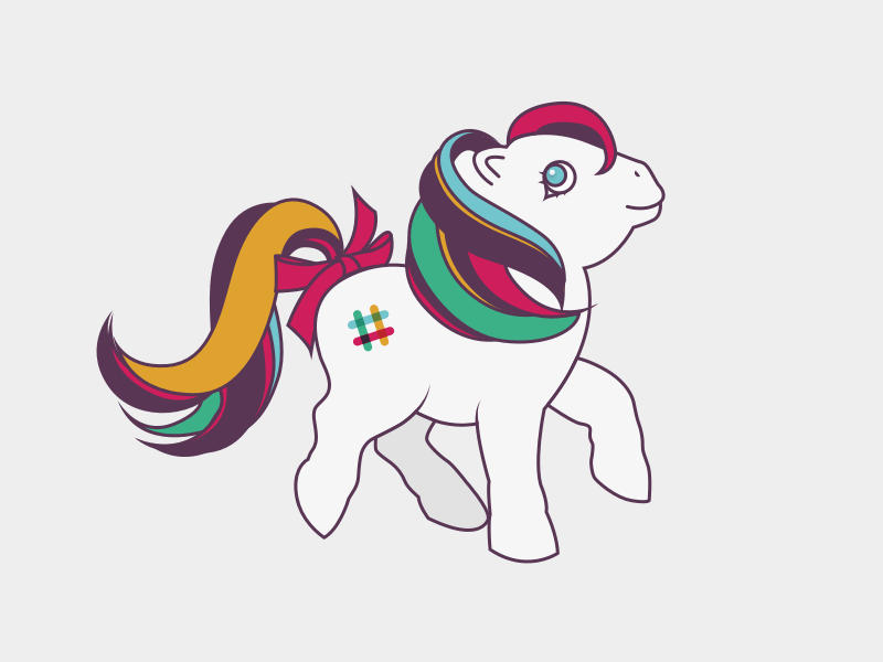 My Little Pony for Slack Illustration