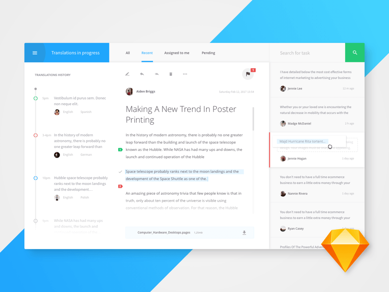 Translate Dashboard