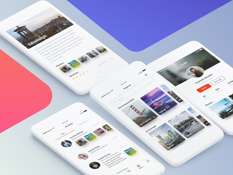 Travel App Concept