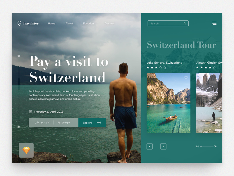 Travel Website Template – Travelster