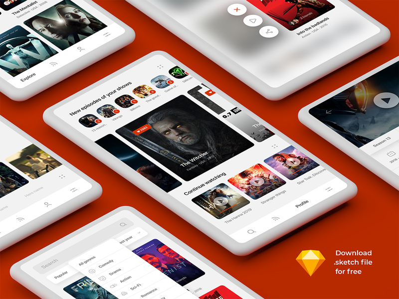TV Series App Concept