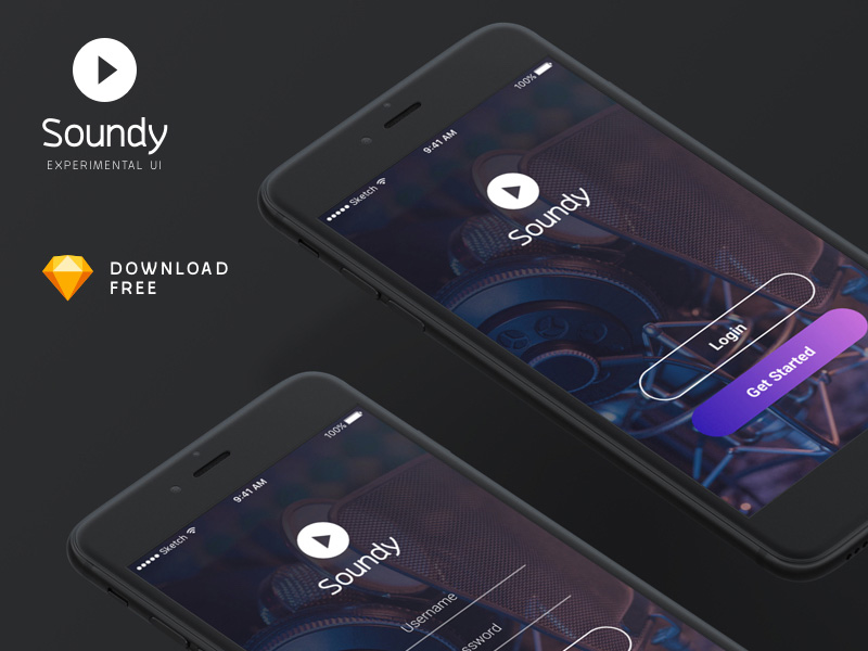Unsplash App Log-In UI/UX