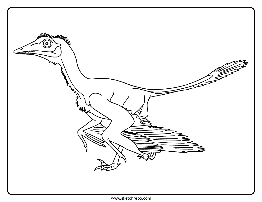 Archaeopteryx Coloring Page