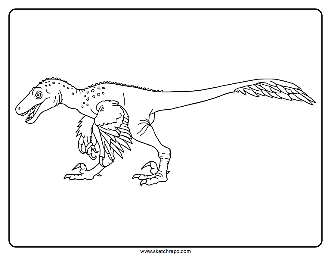 Atrociraptor Coloring Page