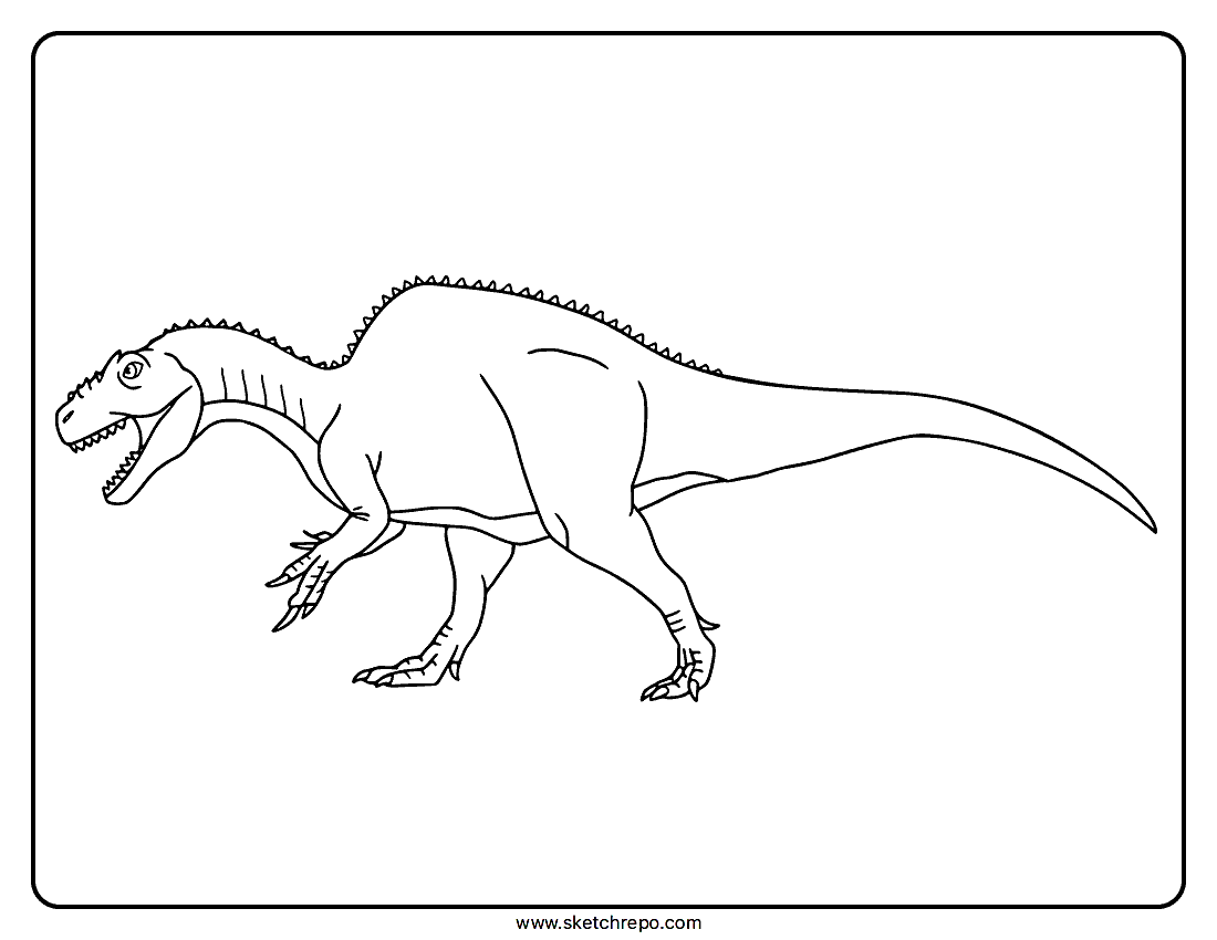 Becklespinax Coloring Page