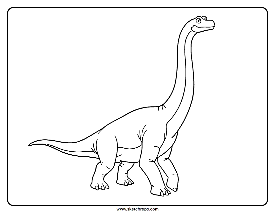 Brachiosaurus Coloring Page