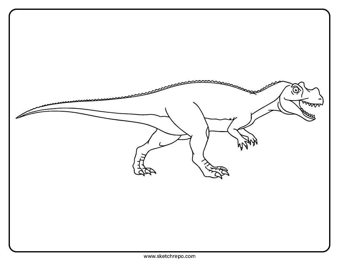 Ceratosaurus Coloring Page